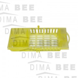 Клетка за пренасяне на пчелни майки - жълта